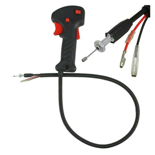 BWZJS Ersatz 19mm Rasenmäher Schalter Gasgriff Auslösekabel Strimmer Trimmer Freischneider Reparaturzubehör von BWZJS