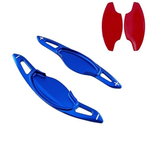 BWZJS For Civic, FE 2022 RS Sport, for Touring, for Stepwgn, for Spada 2023 CR-V Pilot Integra Auto Lenkrad Paddle Shifter Extend Aufkleber Auto-Schaltwippen(Blue) von BWZJS