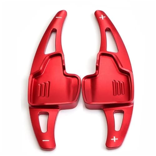 BWZJS For Ford, for Focus, 4 ST ST-Line, for Wagon, for Ecosport, Bronco Sport Escape, for Fiesta, Auto-Lenkrad-Paddle-Shifter-Verlängerung Auto-Schaltwippen(Red) von BWZJS