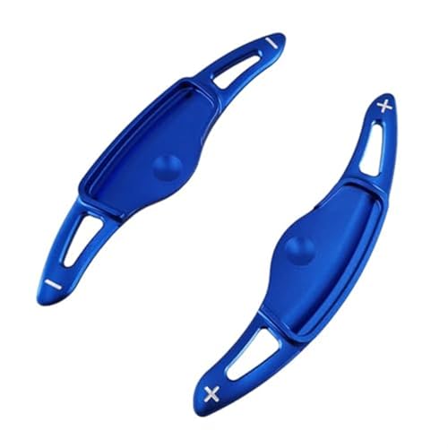 BWZJS For Hyundai, I30 SR SW PD 2019, for Veloster JS 2021, for Ioniq, for Kona, for Elektroauto-Lenkradschaltpaddel-Getriebeverlängerungsaufkleber Auto-Schaltwippen(Blue) von BWZJS