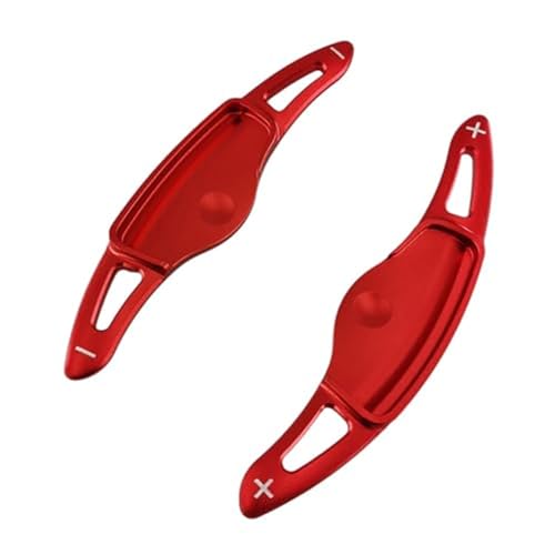 BWZJS For Hyundai, I30 SR SW PD 2019, for Veloster JS 2021, for Ioniq, for Kona, for Elektroauto-Lenkradschaltpaddel-Getriebeverlängerungsaufkleber Auto-Schaltwippen(Red) von BWZJS