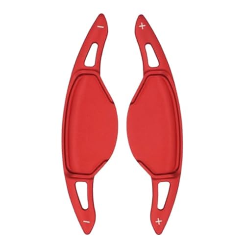 BWZJS For Infiniti, QX50 QX55 QX60 2022, for Essential, for Luxe, for Sensory Car Lenkrad Paddle Shifter Verlängerung Getriebe Aufkleber Zubehör Auto-Schaltwippen(Style 2 Red) von BWZJS