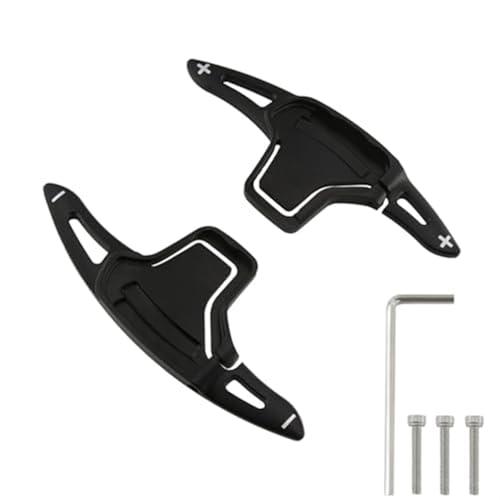 BWZJS For Kia, E-NIRO, for NIRO DE EV PHEV S Sport 2019 2020 2021 2022 Auto Lenkradschaltpaddel Getriebeverlängerung Aufkleber Styling Auto-Schaltwippen(Black) von BWZJS