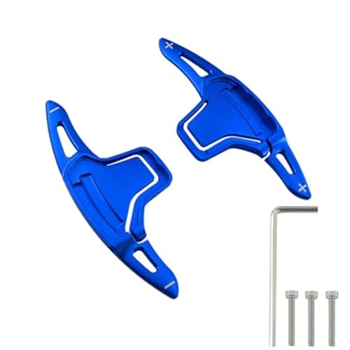 BWZJS For Kia, E-NIRO, for NIRO DE EV PHEV S Sport 2019 2020 2021 2022 Auto Lenkradschaltpaddel Getriebeverlängerung Aufkleber Styling Auto-Schaltwippen(Blue) von BWZJS