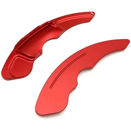 BWZJS For Lexus, IS NX RC F, for Sport, for Fsport IS200t IS250 IS300 IS350 IS300h Auto-Lenkrad-Paddle-Shift-Verlängerungsschalthebel Auto-Schaltwippen(Red) von BWZJS