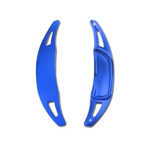 BWZJS For Mercedes-Benz, 2015+ A35 A45 A45S CLA45 S CLA35 Shooting Brake Schaltwippen verlängern Auto Lenkrad Schaltaufkleber Auto-Schaltwippen(Blue) von BWZJS