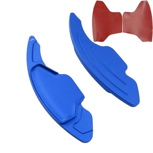 BWZJS For Mitsubishi, for Outlander 2022, for Outlander PHEV 2023 SEL LS ES Auto Lenkrad Schaltwippen Verlängerung Zubehör Auto-Schaltwippen(Blue) von BWZJS