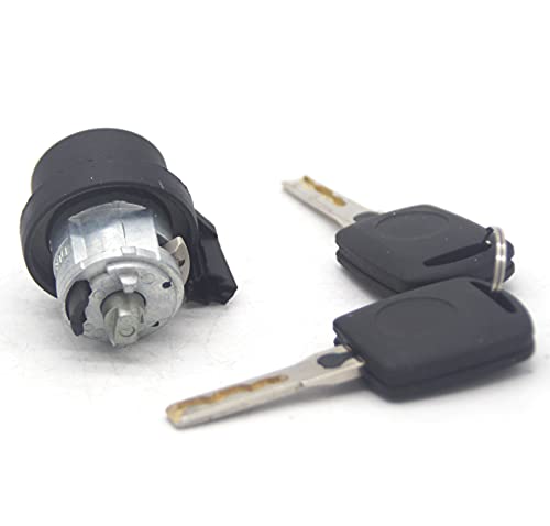 BWZJS KOMPLETTES SCHLOSS-SET ZÜNDSCHALTER LINKES TÜRSCHLOSS-ZYLINDER, for Skoda, for Octavia, 2005-2008 1Z0837167C 6Y0898167E Autotürschloss von BWZJS