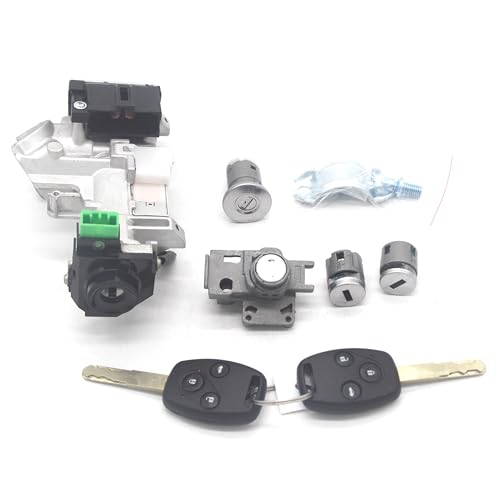 BWZJS KOMPLETTES SCHLOSS-SET ZÜNDSCHALTER TÜRSCHLOSS BARREL TRANS 2 SCHLÜSSEL MIT 46 CHIP, for Accord, 2008-2011 Autotürschloss BWZJS KOMPLETTES SCHLOSS-SET ZÜNDSCHALTER TÜRSCHLOSS BARREL TRANS 2 SCHLÜSSEL MIT 46 CHIP, for Accord, 2008-2011 Autotürschloss von BWZJS