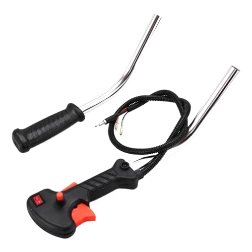 BWZJS Rohrgriff Gashebelkabel Aluminium Rasentrimmer Teile Zubehör Motorsense Steuerschalter Gartenbedarf von BWZJS