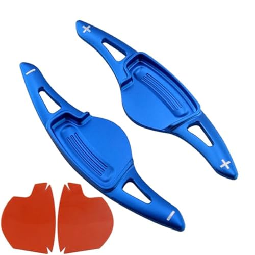 BWZJS Schaltwippen, for Hyundai, for Genesis, DH 2014 2015 2016 2017 G80 2018 2019 2020 Autolenkradgetriebe Verlängerungsaufkleber Zubehör Auto-Schaltwippen(Blue) von BWZJS