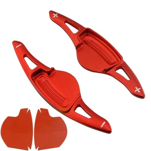 BWZJS Schaltwippen, for Hyundai, for Genesis, DH 2014 2015 2016 2017 G80 2018 2019 2020 Autolenkradgetriebe Verlängerungsaufkleber Zubehör Auto-Schaltwippen(Red) von BWZJS