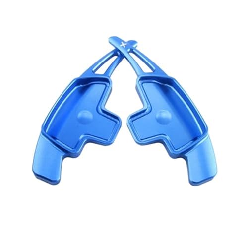 BWZJS Schaltwippen, for Mercedes-Benz, B-Klasse W247 MB ​​B180 B200 B200d 2015 2017 2018 2019 2020 Auto-Lenkradschalter-Aufkleber Auto-Schaltwippen(Blue) von BWZJS