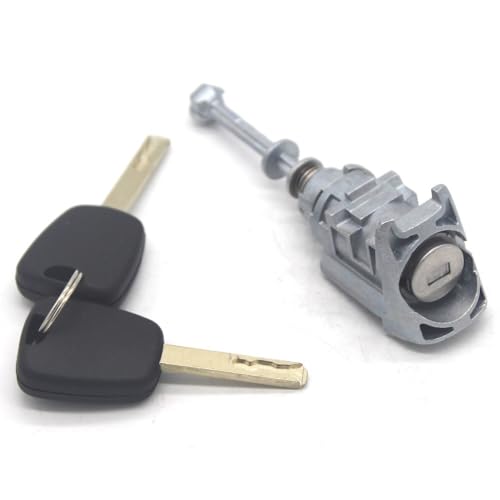 BWZJS Türschlosszylinder vorne links mit 2 Schlüsseln, for Peugeot, 407, for Citroen, C4 2004–2011, Picasso 2006–2008 Autotürschloss von BWZJS