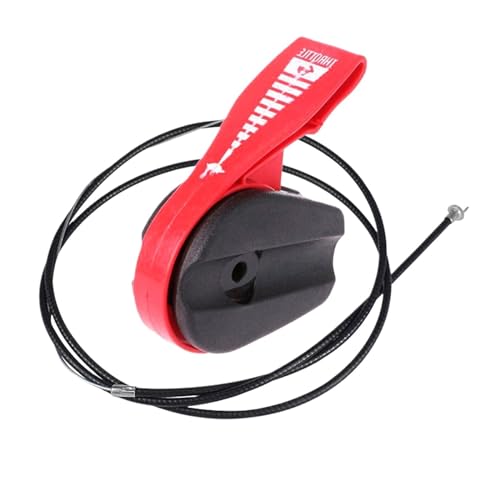 BWZJS Universeller Garten-Rasenmäher-Schaltergriff, Rasenmäher, Gaszug-Schalterhebel-Steuersatz, passend for die meisten 4-Takt-Rasenmäher(1set Red) von BWZJS