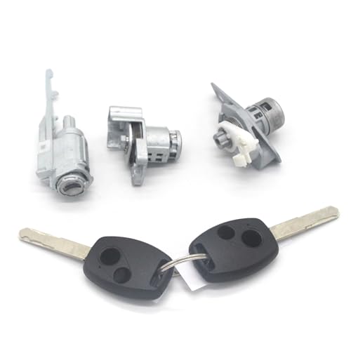 BWZJS ZÜNDSCHALTER, TÜRSCHLOSS, KOFFERRAUMSCHLOSS, TANKDECKELSCHLOSS, 2-TASTEN-SCHLÜSSEL, for Civic, 2006-2008 Autotürschloss(3PCS) von BWZJS