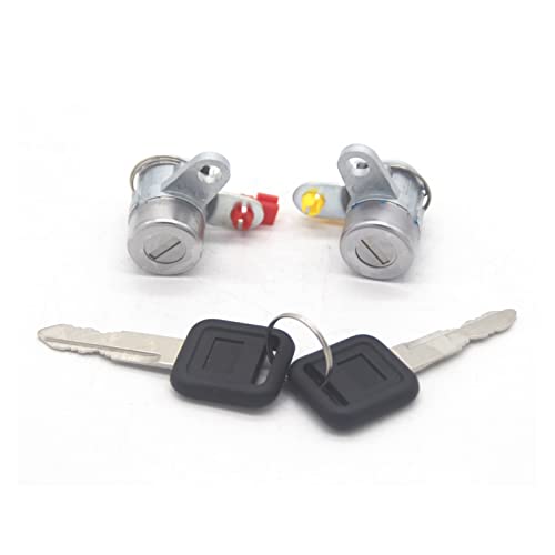 BWZJS Zündschloss links rechts Türschlosszylinder-Schlüsselsatz, for Isuzu, TF TFR Holden Rodeo LUV 1986–02 Autotürschloss(2PCS DOOR) von BWZJS