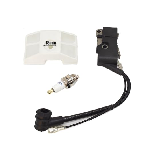 BWZJS Zündspulen-Luftfilter-Anschlusssatz, Kettensäge 4500 5200 5800 45cc 52cc 58cc Motor Gartengeräte Ersatzteile(One set) von BWZJS