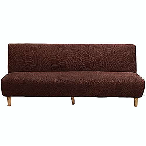 BXFUL Sofabezug ohne armlehnen, Couchbezug ohne armlehne Elastischer Antirutsch Clic Clac Sofahusse Couch überzug Stretchhusse Weich Stoff (160-190cm,Kaffee) von BXFUL