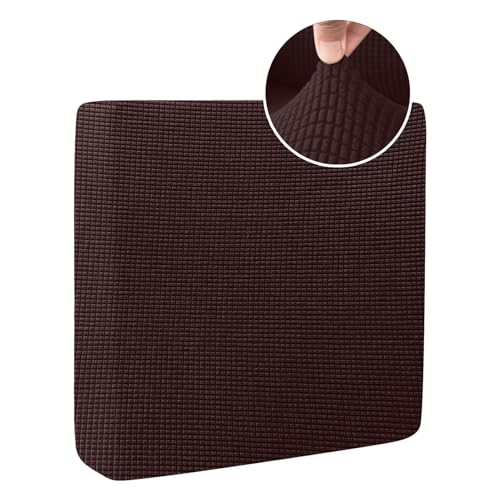 Sofa Sitzkissenbezug Stretch Couch-Kissenbezug Elastisch Sofa Husse Husse Überzug Bezug Sitzbezüge Kissenbezüge für Sofa Sitzkissen Schonbezug (1-Sitzer,Kaffee) von BXFUL