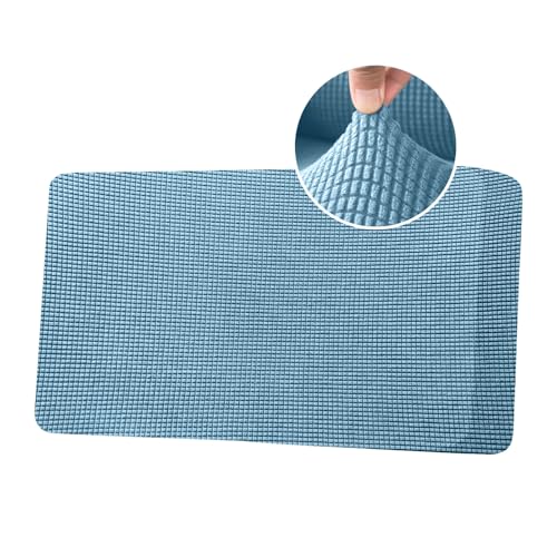 Sofa Sitzkissenbezug Stretch Couch-Kissenbezug Elastisch Sofa Husse Husse Überzug Bezug Sitzbezüge Kissenbezüge für Sofa Sitzkissen Schonbezug (3-Sitzer,Blau) von BXFUL