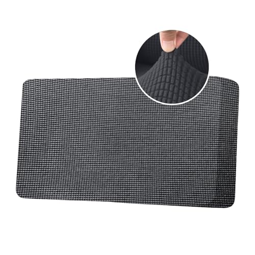 Sofa Sitzkissenbezug Stretch Couch-Kissenbezug Elastisch Sofa Husse Husse Überzug Bezug Sitzbezüge Kissenbezüge für Sofa Sitzkissen Schonbezug (Großer 3-Sitzer,Grau) von BXFUL