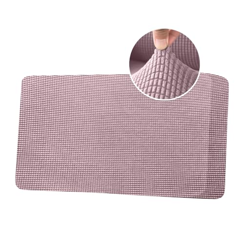Sofa Sitzkissenbezug Stretch Couch-Kissenbezug Elastisch Sofa Husse Husse Überzug Bezug Sitzbezüge Kissenbezüge für Sofa Sitzkissen Schonbezug (Großer 3-Sitzer,Rosa) von BXFUL