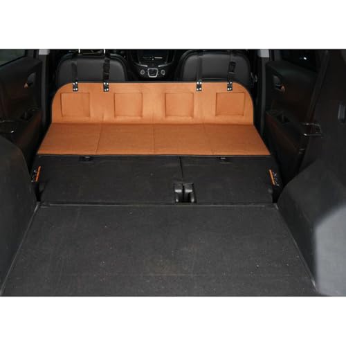 Auto-Rücksitz-Klappbett,Auto-Rücksitz-Erweiterung,Auto-Rücksitz-Zubehör,für VW Caddy L1,A-Twin Extension Plate Brown von BXQDAM
