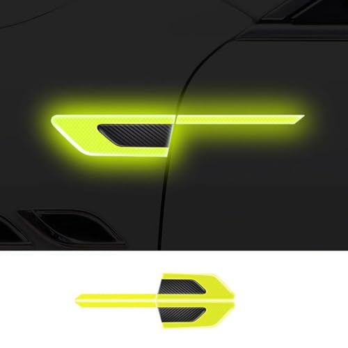 BXQDAM 2 Stück Auto Reflektierende Streifen,Auto Seite reflektierende Aufkleber,Auto Aufkleber Zubehör,für Lexus LBX/LBX E-Four,A-Fluorescent Yellow-Green 2-Pack BXQDAM 2 Stück Auto Reflektierende Streifen,Auto Seite reflektierende Aufkleber,Auto Aufkleber Zubehör,für Lexus LBX/LBX E-Four,A-Fluorescent Yellow-Green 2-Pack von BXQDAM