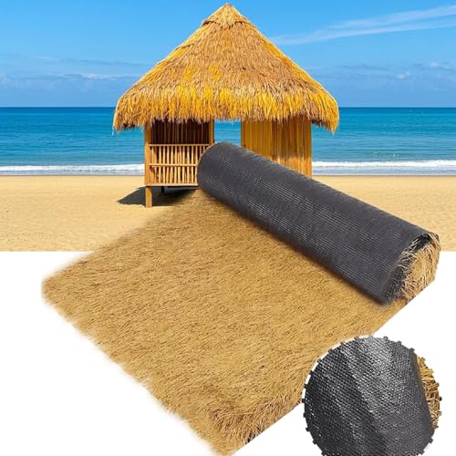 BXZAY Synthetisches Strohdach Rolle,Künstliches Strohdach Stroh Für Tiki Bar,Reetdach Strohdach Wasserdicht,Einfach Installiere,Für Boot,Jalousien,Terrass,Themenpartys Dekor BXZAY Synthetisches Strohdach Rolle,Künstliches Strohdach Stroh Für Tiki Bar,Reetdach Strohdach Wasserdicht,Einfach Installiere,Für Boot,Jalousien,Terrass,Themenpartys Dekor von BXZAY