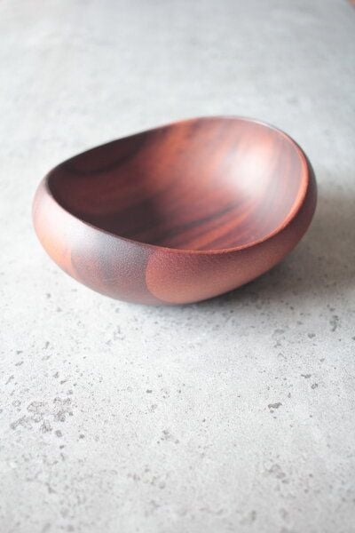 BY COPALA Oval Akazie Holzschale – Rustikale Naturholz Deko & Brotzeit Schüssel | Handgemacht Unikat Geschenk von BY COPALA