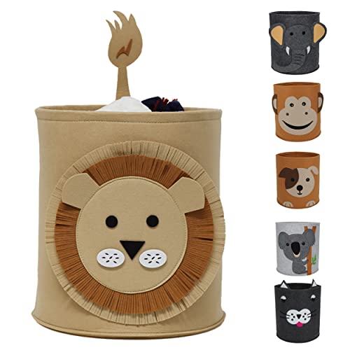 Spielzeugkorb Kinder - Aufbewahrungskorb Kinderzimmer - Wäschekorb Kinderzimmer - Spielzeugtruhe (Löwe) Spielzeugkorb Kinder - Aufbewahrungskorb Kinderzimmer - Wäschekorb Kinderzimmer - Spielzeugtruhe (Löwe) von BY LARA