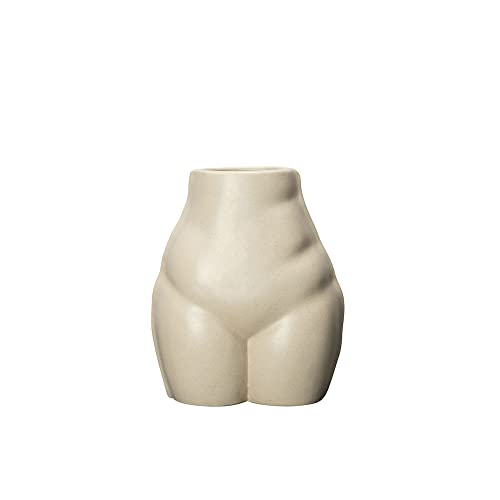 ByOn Nature Vase in der Farbe: Beige, aus Porzellan hergestellt, Maße: 15 x 11 x 19 cm, 5284800403 von BY ON