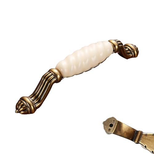 BYALORTEX Griffe für Schränke, Schrankgriffe Bronze 2er-Pack Mehrere Größen(Hole Centers：128mm/5in) von BYALORTEX