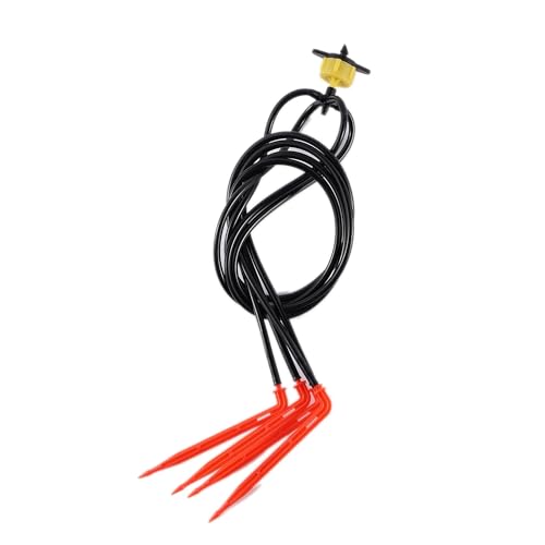 BYALORTEX Rasensprenger für Garten, 1 Out of 4 Curved Drip Arrow Kit Plants Flower Potted Watering Dripper Botanical Garden Greenhouse Park Irrigation Sprinklers(2L Red) von BYALORTEX