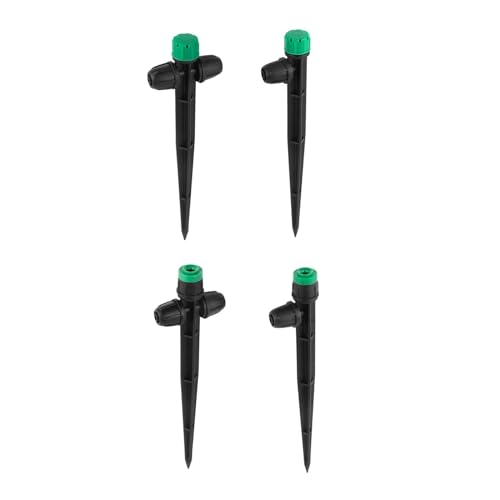BYALORTEX Rasensprenger für Garten, Adjustable All-Round Scattering Sprinkler Spiked Dripper Single/Locks Vegetable Garden Flowerbed Balcony Watering Emitter(5Pcs 2 Lock Dripper) von BYALORTEX
