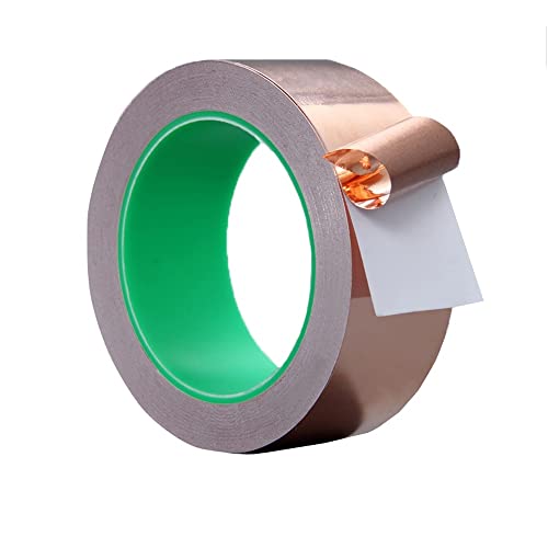 Doppelseitiges Klebeband, Doppelseitiges leitfähiges Kupferfolienklebeband (5-50) mm x 25 m(20mm*25m) von BYALORTEX