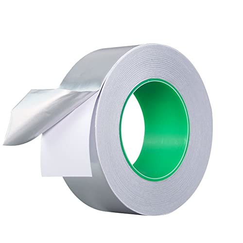 Doppelseitiges Klebeband, Leitfähiges Aluminiumfolienband, selbstklebend, for Abdichten von Kühlschränken, mehrere Größen, 1 Stück(0.1mmx10mmx50m) von BYALORTEX