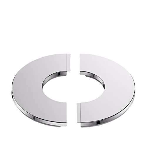 Edelstahlrohrbedeckungen, 5PC Edelstahl Rohr Abdeckungen Wasserhahn Dekorative Abdeckung Wand Split Flansche(A1) von BYALORTEX