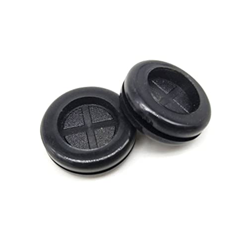 Gummi Tüllen,Schreibtisch Tülle, Gummitülle, schwarz, mehrere Größen, 2er-Pack, 4er-Pack, 8er-Pack(4pcs,14X16mm) von BYALORTEX