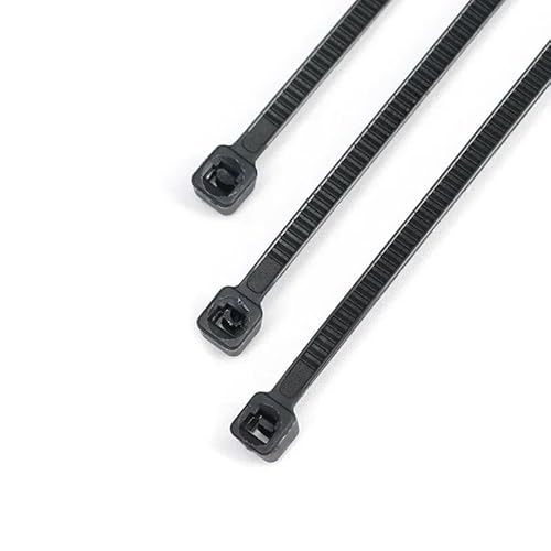 Mehrzweck-Krawatten aus Kunststoff, Schwarze selbstsichernde Kabelbinder aus Nylon, mehrere Größen, mehrere Mengen(2000pcs,4x200mm) von BYALORTEX