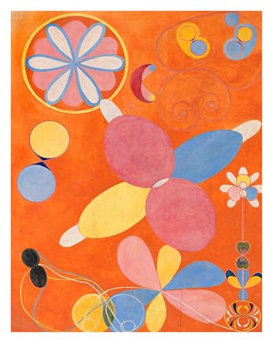 BYAMBD Leinwandbilder Kunstdruck Abstraktes Poster, Leinwanddruck, Gemälde, Ohne Rahmen, Für Das Museum, Ausstellungsposter, Spirituelles Geometriemuster, Wanddekoration(C,30x40cm) von BYAMBD