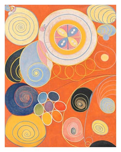 BYAMBD Leinwandbilder Kunstdruck Abstraktes Poster, Leinwanddruck, Gemälde, Ohne Rahmen, Für Das Museum, Ausstellungsposter, Spirituelles Geometriemuster, Wanddekoration(J,30x40cm) von BYAMBD