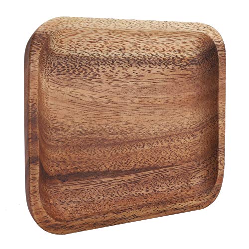 BYARSS Sushi-Tablett, elegante Sushi-Tablett Snacks Salat Desserts Holz Servierteller für Home Restaurant(16.5x12.5x2cm) von BYARSS