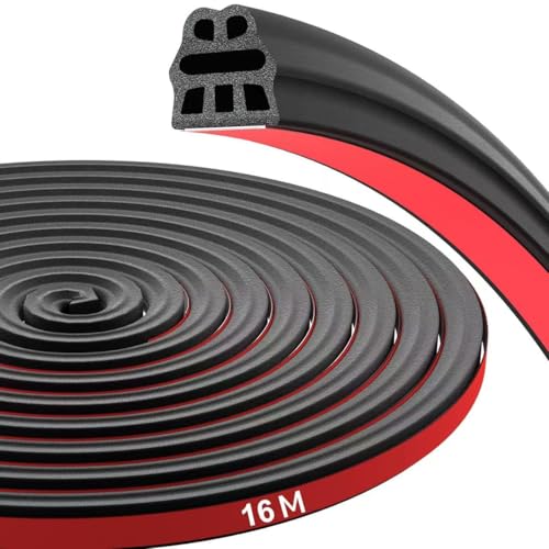 BYCHKA 16M Auto Türdichtung für Seat Leon 5F ab Bj.2012-2020, Selbstklebend Gummidichtung Wetterschutz Geräuschreduzierung Antikollision Autotüren Kantenschutz BYCHKA 16M Auto Türdichtung für Seat Leon 5F ab Bj.2012-2020, Selbstklebend Gummidichtung Wetterschutz Geräuschreduzierung Antikollision Autotüren Kantenschutz von BYCHKA