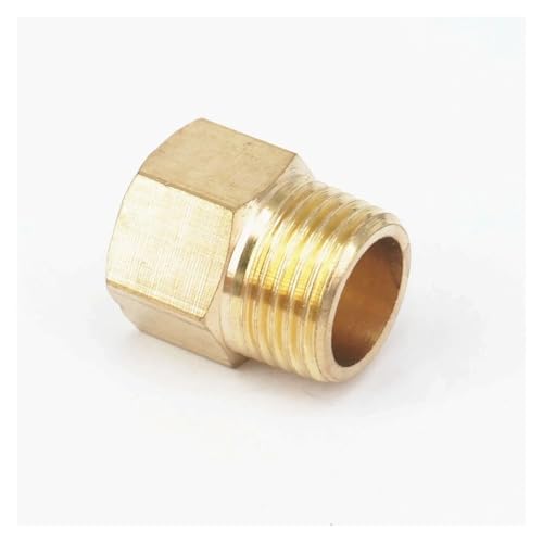 1/2" NPT Male x 3/8" NPT Female Brass Pipe Fitting Connector Adapter For Pressure Gauge Air Gas Fuel Water 1/2" NPT Male x 3/8" NPT Female Brass Pipe Fitting Connector Adapter For Pressure Gauge Air Gas Fuel Water von BYCIFRLG