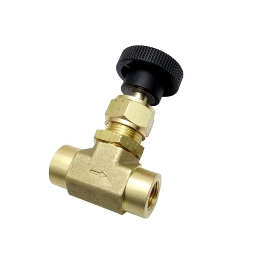 1/4" NPT Female Brass Needle Valve Flow Control 3000 PSI Plumbing Propane Gauge 1/4" NPT Female Brass Needle Valve Flow Control 3000 PSI Plumbing Propane Gauge von BYCIFRLG