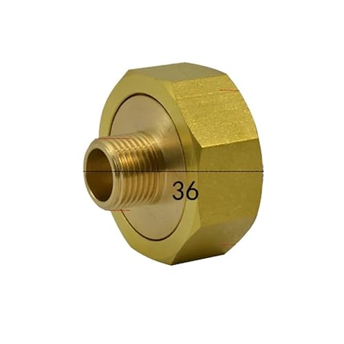 1-1/2" Female To 1/2" Male Brass Union Pipe Fitting Water Gas Oil For Water Meter 1-1/2" Female To 1/2" Male Brass Union Pipe Fitting Water Gas Oil For Water Meter von BYCIFRLG