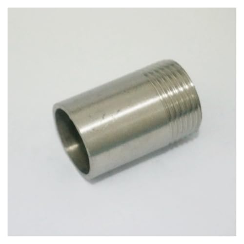 1" Female Thread Length 50mm 304 Stainless Steel Pipe Fitting Weld Nipple Coupling Connector von BYCIFRLG