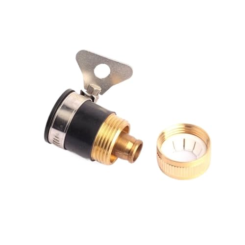 1 x 1,27 cm Schnellanschluss Wasserhahn-Adapter für Gartenbewässerung, Bewässerung, Waschmaschine, Schlauchverschraubungen von BYCIFRLG